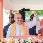 Amit Shah campaigning in Haripad ahead of Kerala Assembly bypoll